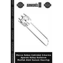 Armoris Mevve Sebze Çekirdek Çıkarma Aparatı Kolay Kullanım Mutfak Aleti Sunum Hazırlığı