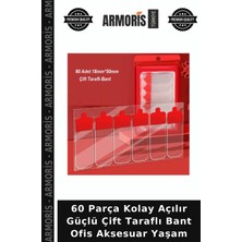 Armoris 60 Parça Kolay Açılır Güçlü Çift Taraflı Bant Ofis Aksesuar Yaşam