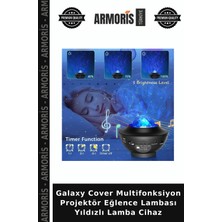 Armoris Galaxy Cover Multifonksiyon Projektör Eğlence Lambası Yıldızlı Lamba Cihaz