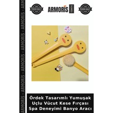 Armoris Ördek Tasarımlı Yumuşak Uçlu Vücut Kese Fırçası Spa Deneyimi Banyo Aracı