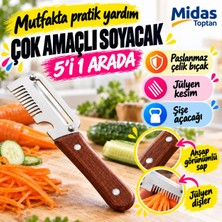 Midas Toptan Home Çok Amaçlı Bıçak - Soyacak - Jülyen Doğrama - Açacak Fonksiyonlu
