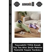Armoris Taşınabilir Tiftik Kazak Tüy Toz Alıcı Şarjlı Makine Temizlik Yaşam Yardımcı