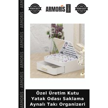 Armoris Özel Üretim Kutu Yatak Odası Saklama Aynalı Takı Organizeri