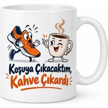 Bşk Virgo Koşu Molası Tasarımlı Porselen Kupa - Model 468 BSK2026