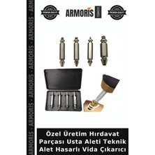 Armoris Özel Üretim Hırdavat Parçası Usta Aleti Teknik Alet Hasarlı Vida Çıkarıcı