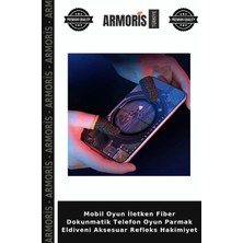 Armoris Mobil Oyun Iletken Fiber Dokunmatik Telefon Oyun Parmak Eldiveni Aksesuar Refleks Hakimiyet