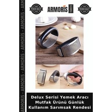 Armoris Delux Serisi Yemek Aracı Mutfak Ürünü Günlük Kullanım Sarımsak Rendesi