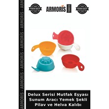 Armoris Delux Serisi Mutfak Eşyası Sunum Aracı Yemek Şekli Pilav ve Helva Kalıbı