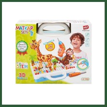 Bezos URT014-001 3D Eğitici Matkap Seti Hayvanlar Bzst