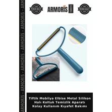 Armoris Tiftik Mobilya Elbise Metal Silikon Halı Koltuk Temizlik Aparatı Kolay Kullanım Kıyafet Bakımı