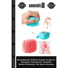 Armoris Banyokesesi Silikon Esnek Arındırıcı Gözenek Temizleyici Temizlik Rutini Pürüzsüz Ten Derin Arınma