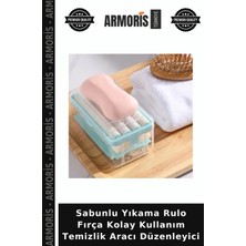 Armoris Sabunlu Yıkama Rulo Fırça Kolay Kullanım Temizlik Aracı Düzenleyici