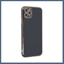 Bezos iPhone 11 Pro Max Uyumlu Kılıf Volet Silikon - Siyah BZS10