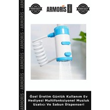 Armoris Özel Üretim Günlük Kullanım Ev Hediyesi Multifonksiyonel Musluk Uzatıcı ve Sabun Dispenseri