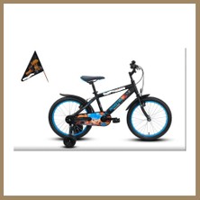 Bezos 20 Jant Alüminyum Çocuk Bisikleti Mat Siyah-Gri-Mavi 22