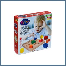 Bezos ONY-389 Ahşap Eğitici Bultak Şekiller Playwood Bbz
