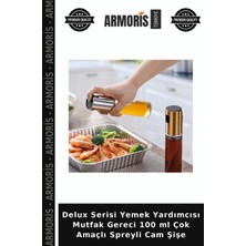 Armoris Delux Serisi Yemek Yardımcısı Mutfak Gereci 100 ml Çok Amaçlı Spreyli Cam Şişe