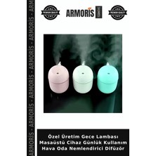 Armoris Özel Üretim Gece Lambası Masaüstü Cihaz Günlük Kullanım Hava Oda Nemlendirici Difüzör