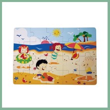 Bşk Virgo CS-1282 Yaz Ahşap Yer Puzzle BSK2026