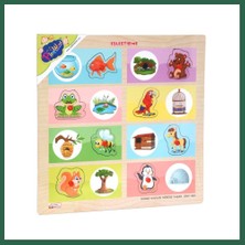 Vintessy Vıntessy ONY-363-364 Ahşap Tutmalı Eşleştirme Hangi Hayvan Nerede Yaşar BZS01