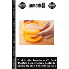 Armoris Özel Üretim Depolama Çözümü Mutfak Gereci Limon Şeklinde Esnek Yiyecek Saklama Kutusu