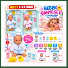 Bezos 030031 Nessiworld Banyo Zamanı Bebek Seti, 35 cm / +3 Yaş Adet Fiyatıdır Bzst