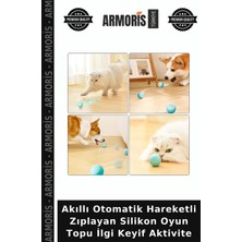 Armoris Akıllı Otomatik Hareketli Zıplayan Silikon Oyun Topu Ilgi Keyif Aktivite