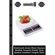 Armoris Elektronik Gram Ölçer Hassas Mutfak Terazisi Pratik Tartı Baskül Çeşitleri Tezgah Üstü