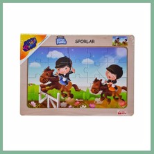 Bşk Virgo Ony-85-86-87-88 Ahşap Eğitici Puzzle Sporlar -Onyıl BSK2026