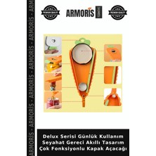 Armoris Delux Serisi Günlük Kullanım Seyahat Gereci Akıllı Tasarım Çok Fonksiyonlu Kapak Açacağı