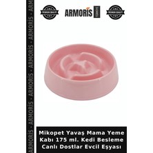 Armoris Mikopet Yavaş Mama Yeme Kabı 175 Ml. Kedi Besleme Canlı Dostlar Evcil Eşyası