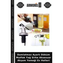 Armoris Damlatmaz Ayarlı Döküm Mutfak Yağ Sirke Aksesuar Akşam Yemeği Ev Halleri