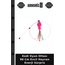 Armoris Kedi Oyun Oltası 90 cm Evcil Hayvan Enerji Sürpriz