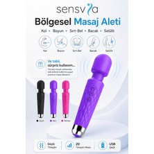 Royal Rain Store 20 Modlu Güçlü Titreşimli Bölgesel Masaj Aleti USB Şarjlı Premium Silikon Kayganlaştırıcı Hediyeli