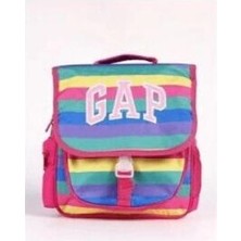 TeknoKapsül Gap Kids Kapaklı Sırt Çantası 12821 Çok Renkli