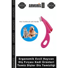 Armoris Ergonomik Evcil Hayvan Diş Fırçası Kedi Ürünleri Temiz Dişler Dis Temizliği
