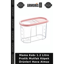 Armoris Mama Kabı 1.2 Litre Pratik Mutfak Köpek Ürünleri Hava Almaz