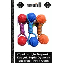 Armoris Köpekler Için Dayanıklı Kauçuk Toplu Oyuncak Egzersiz Pratik Oyun
