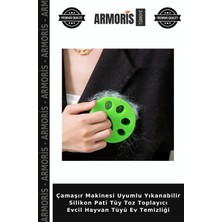 Armoris Çamaşır Makinesi Uyumlu Yıkanabilir Silikon Pati Tüy Toz Toplayıcı Evcil Hayvan Tüyü Ev Temizliği