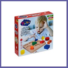 Nida ONY-389 Ahşap Eğitici Bultak Şekiller Playwood Nıda