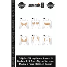 Armoris Göğüs Dikleştirme Bandı S Beden 2.5 Cm. Giyim Yardımı Moda Ürünü Kişisel Bakım