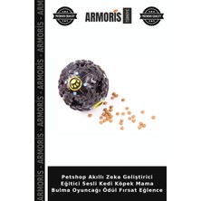 Armoris Petshop Akıllı Zeka Geliştirici Eğitici Sesli Kedi Köpek Mama Bulma Oyuncağı Ödül Fırsat Eğlence