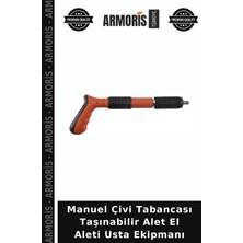 Armoris Manuel Çivi Tabancası Taşınabilir Alet El Aleti Usta Ekipmanı