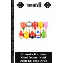 Armoris Yumurta Marakas Okul Öncesi Hobi Aleti Eğlence Araç