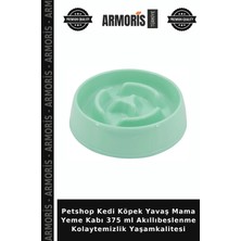 Armoris Petshop Kedi Köpek Yavaş Mama Yeme Kabı 375 ml Akıllıbeslenme Kolaytemizlik Yaşamkalitesi