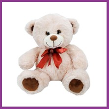 Bezos Nessiworld Puffy Friends Sevimli Peluş Ayı 30 cm Atg