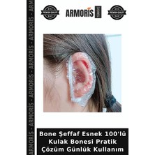 Armoris Bone Şeffaf Esnek 100'LÜ Kulak Bonesi Pratik Çözüm Günlük Kullanım