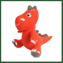 Bezos Dino Peluş Oyuncak Turuncu 25 cm Bzst