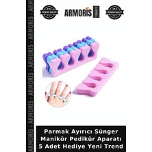 Armoris Parmak Ayırıcı Sünger Manikür Pedikür Aparatı 5 Adet Hediye Yeni Trend