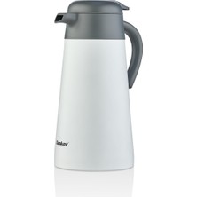 Royal Rain Store Cooker Colorstay Max™ 2 Litre Paslanmaz Çelik Termos, Beyaz